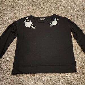 Style & Co embroidered sweatshirt